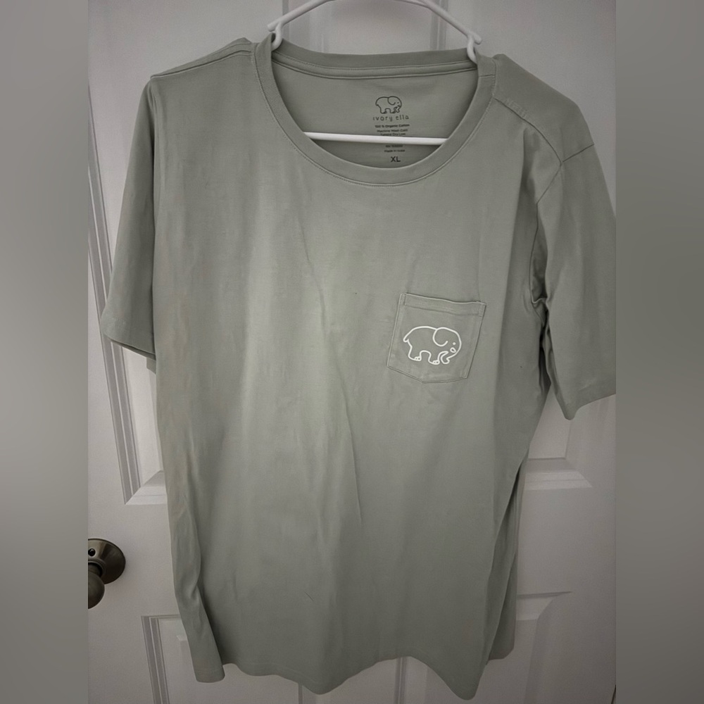 Ivory Ella Light earl grey Short Sleeve Tee - Picture 3 of 4